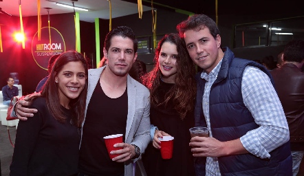  Cristina Monzón, Adrián Otero, Jessica Martín Alba y Javier Meade.
