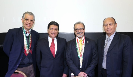  José Manuel Aguilera, René Pastor, Máximo Gómez y Juan Martín Torres .