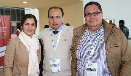  Judith García, Víctor Hernández y Pablo Plasencia .