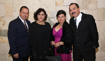  Juan Carlos Valle, Ruth de Valle, Dora González e Ignacio Díaz de León.