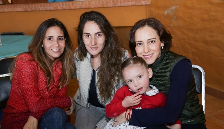  Ana Luisa Díaz de León, Lorena Hernández, Arantza y Sandra Aldrete.