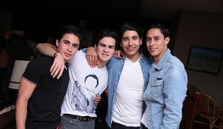 Marcelo Reverte, Jero Gómez, Miguel Tobías y Hugo Liñán.