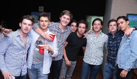  Óscar Mendizábal, Israel Hernández, Diego Bárcena, Marcelo Reverte, Alessando Domínguez, Roberto Arroyo, Santi Corripio y Hugo Liñán.