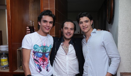  Jaime Ruiz, Santiago Zamanillo y José Madrigal.