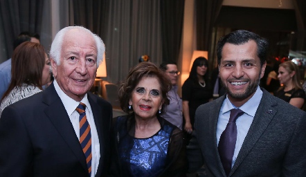  Marcelo, de los Santos, Guillermina Anaya de De los Santosy Carlos de los Santos.