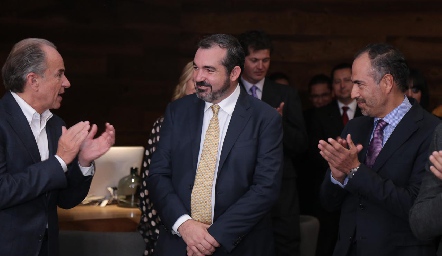 Juan Manuel Carreras, Alonso Gómez y Marcelo de los Santos.