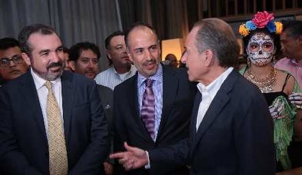  Alonso Gómez, Marcelo de los Santos y Juan Manuel Carreras.