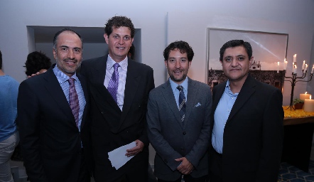  Marcelo de los Santos, Jorge Sánchez, Enrique Esquivel y Javier Tello.