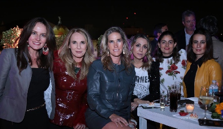  Paulina Quiroz, Lupita Pereda, Claudia Quiroz, Roxana Serna, Rocío Ortuño y Ana Paula Gutiérrez.