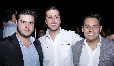  Santiago Rosillo, Jaime Navarro y Oscar Álvarez.