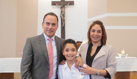 Guillermo Limón, Alejandro Tacea y Martha Noblecía.