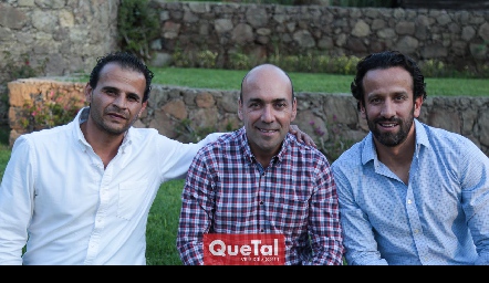  Mauricio González, Marcelo Basurto y Luis Narváez.