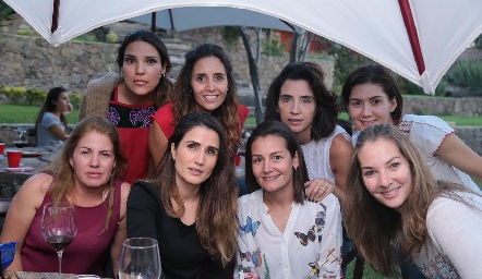  Isabel, Ana Luisa, Marisol, Paulina, Geo, Lourdes, Rocío y Ale.