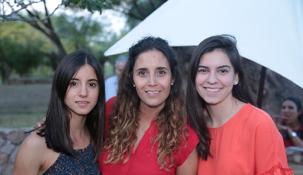  Ximena Stevens, Ana Luisa Díaz de León y Cecy Solano.