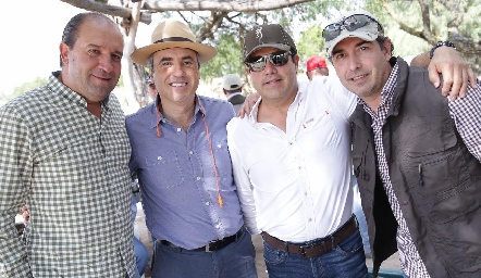  Gabriel Valle,  Alejandro Navarro, Juan Carlos de la Rosa y Alejandro Elizondo.