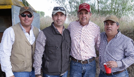  César Morales, Alejandro Elizondo, Carlos Malo y Gerardo Córdova.
