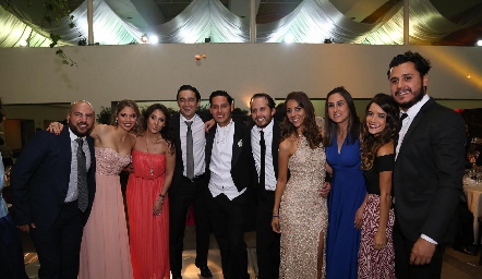  En la boda de Isabela Estrada y David Leiva.