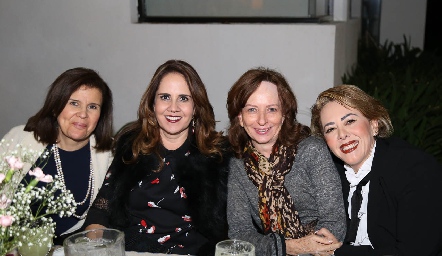  Lupita Martínez, Gabriela Payán, Becky Molina y Jalma Werge.