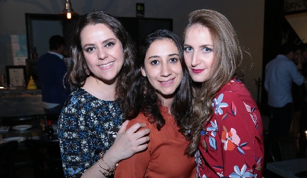  Adriana, Ingrid y María Clara.