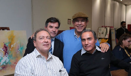  Manuel Dávalos, Luis Ortuño, Pedro Leal y Arturo González.