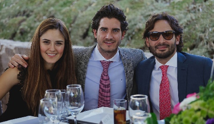  Ana Pao Rangel, Chema Gómez y Efraín Barrera.