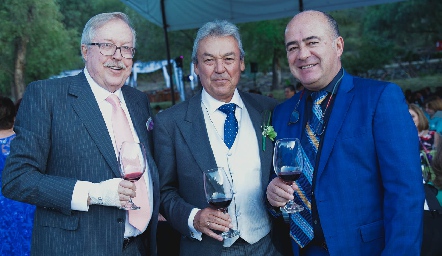  Bernardo Kaiser, Manuel Labastida y Rafa Olmos.