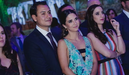  Ricardo Leos, Marina Jourdain y Luly Lamas.