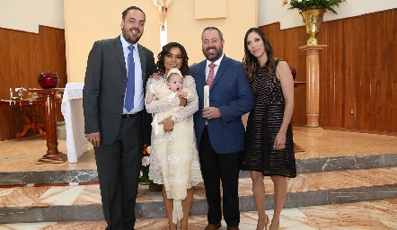 José Alberto Apezteguía, Lorena Torres, María, Daniel Carreras y Begoña Martínez .