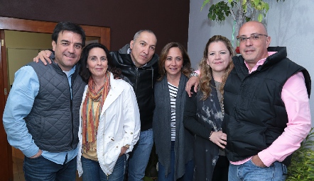  Víctor Lomelí, Sandra Correa, Humberto Morones, Cristina Guerra, Lorena Martínez y Sergio Bedolla.