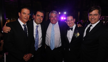  Samuel González, Javier Gómez, Tito Fernández, Alejandro Navarro y Héctor Serna.