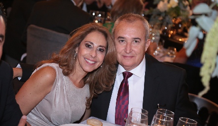 Lucila Gaviño y Javier Doreste.
