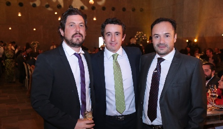  Diego Rodríguez, Luis Gámez y Eduardo Ramos.