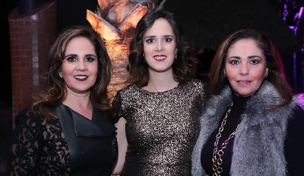 Gaby Payán, Ana Gaby Mina y Olga Lorena Castro.