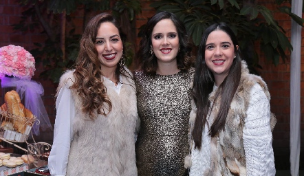  Jalma Payán, Ana Gaby Mina y Vero Ortuño.
