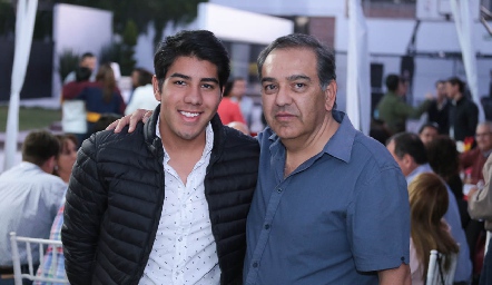  Padre e hijo José Luis y José Luis Suárez.