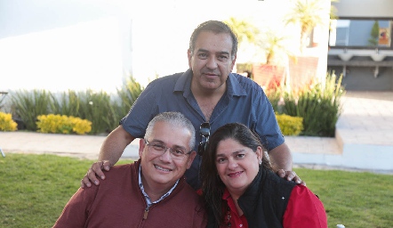  José Luis Suárez, Nacho Torres y Patricia Duque.