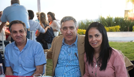  Eduardo Kasis, Enrique Salem y Laura Rodríguez.