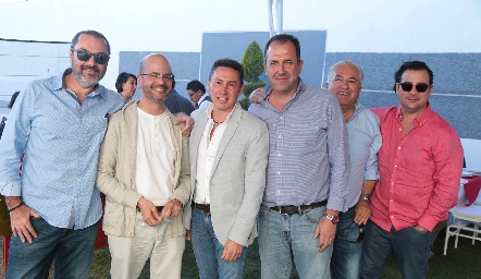  José Antonio Nieto, Memo Meade, Víctor Santos, Mauricio Quijano, Guillermo Báez y José Miguel Morales.