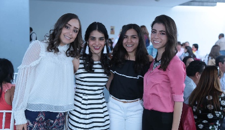  Graciela Gutiérrez, Dalel Suárez, Irene Rivera y Natalia Monsivais.