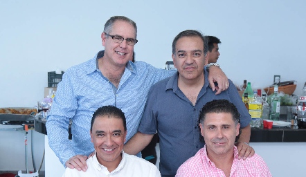  Rodolfo Treviño, José Luis Suárez, Jesús Medellín y Guillermo de Alba.