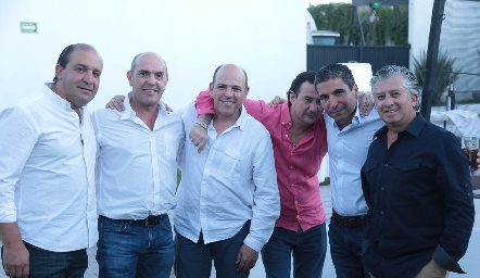  Gabriel Valle, Cali Hinojosa, Roberto, José Miguel Morales, Martín de la Rosa y Jorge Gómez.