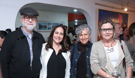  Agustín Pascal, Esther Sandoval, Ana Catelona y Gabriela Pascal.