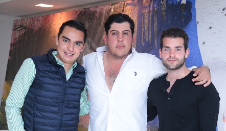  Emilio Payán, Toro Gómez y Pablo Zendejas.