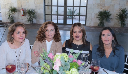 Conchita Maza, TetéGonzález, Marcela Venegas y Marcela Valle.