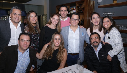  Sergio,  Kiyomi, Viviana, Javier, Checo, María José, Rocío, Jesús, Cristina y Gerardo.