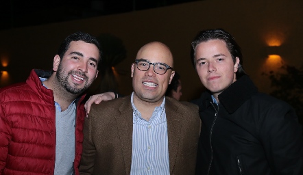  Fernando Domínguez, Germán Sotomayor y Pablo Herrera.