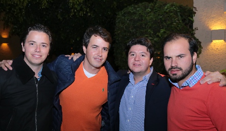  Pablo Herrera, Javier Meade, Daniel Zollino y Rodrigo Alcalde.