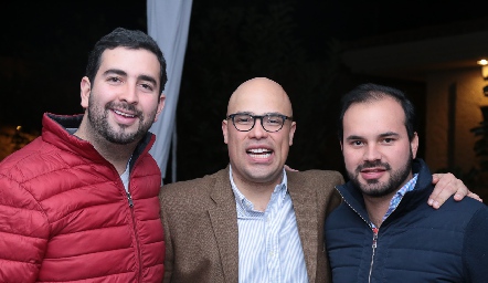  Fernando Domínguez, Germán Sotomayor y Rodrigo Alcalde.