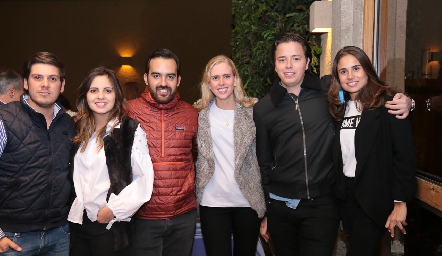  Edgar Olguín, Marisol Cabrera, Rafa Olmos, Ingrid Velasco, Pablo Herrera y Nuria Alcalde.
