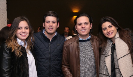  Marisol Cabrera, Edgar Olguín, Jorge Naya y Tere Cadena.